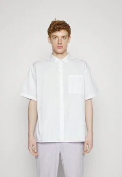 YOURTURN Plain Boxi Fit Unisex - Shirt -White