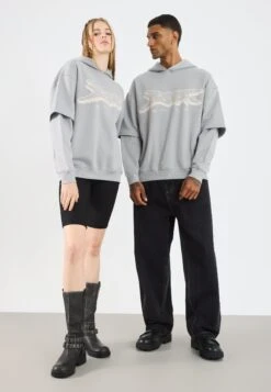 YOURTURN UNISEX - Hoodie - Washed Grey -Yourturn Shop 53e6a985b4074565b0c9eea035728621