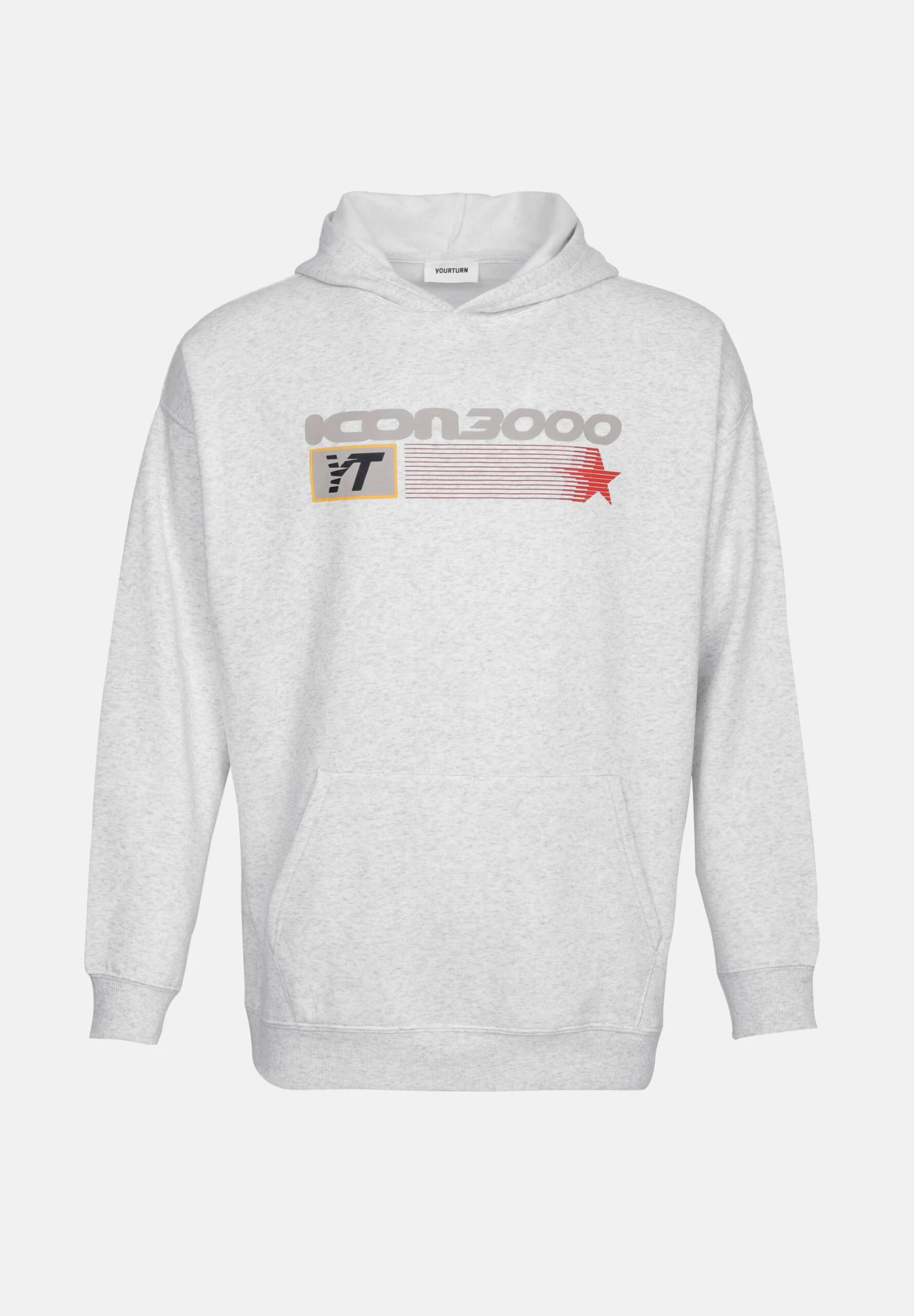 YOURTURN UNISEX - Hoodie - Grey Melange 6 YOURTURN UNISEX - Hoodie - Grey Melange - Image 4