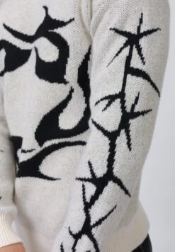 YOURTURN UNISEX - Jumper - White/black 15 YOURTURN UNISEX - Jumper - White/black -Yourturn Shop 563a79a06a5b4aa383f509879d752a75