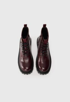 YOURTURN UNISEX - Lace-up Ankle Boots - Burgandy -Yourturn Shop 58cb0104a609442d87300205adfabc14