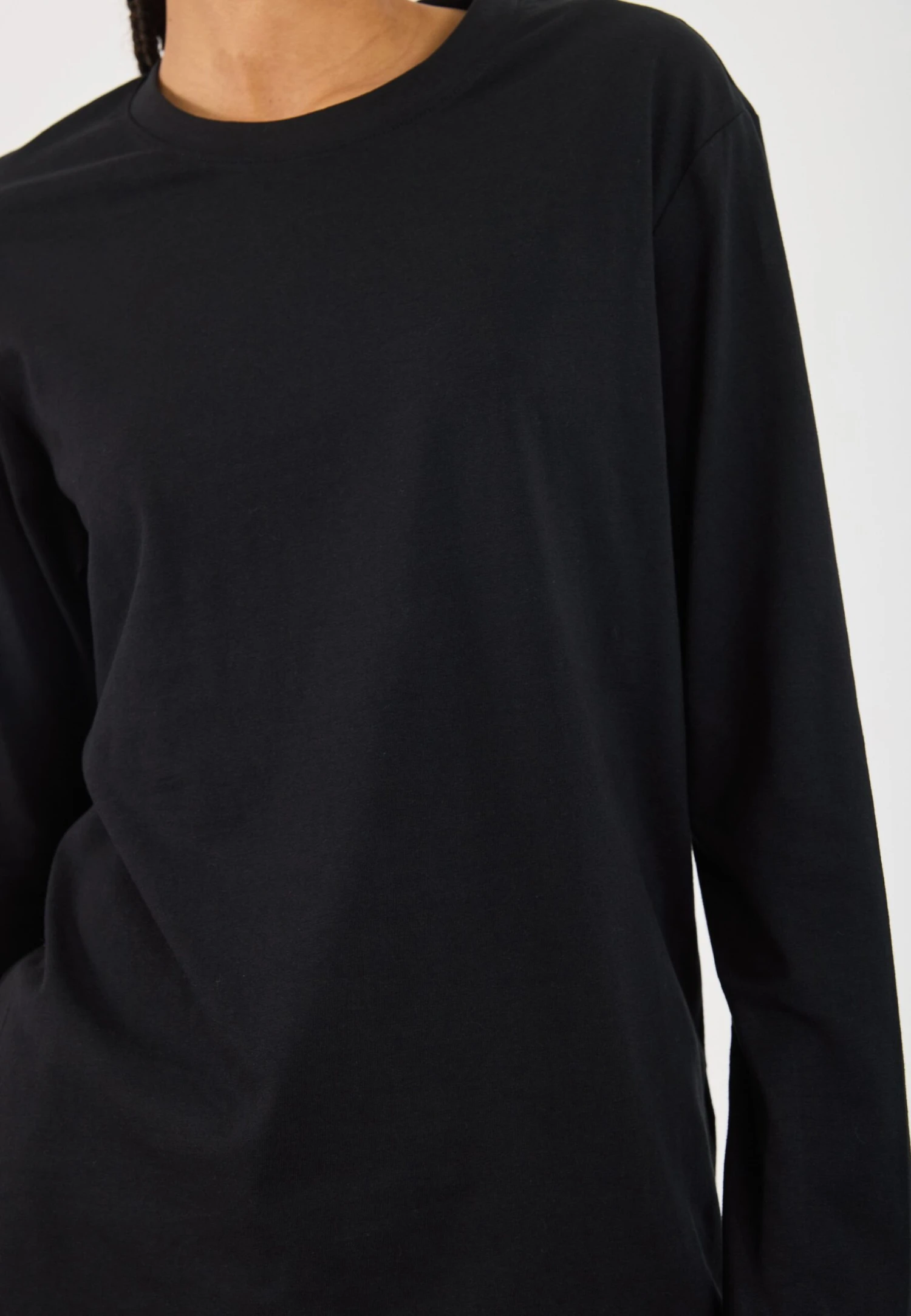 YOURTURN UNISEX 2 PACK - Long Sleeved Top - True Black 10 YOURTURN UNISEX 2 PACK - Long Sleeved Top - True Black - Image 8