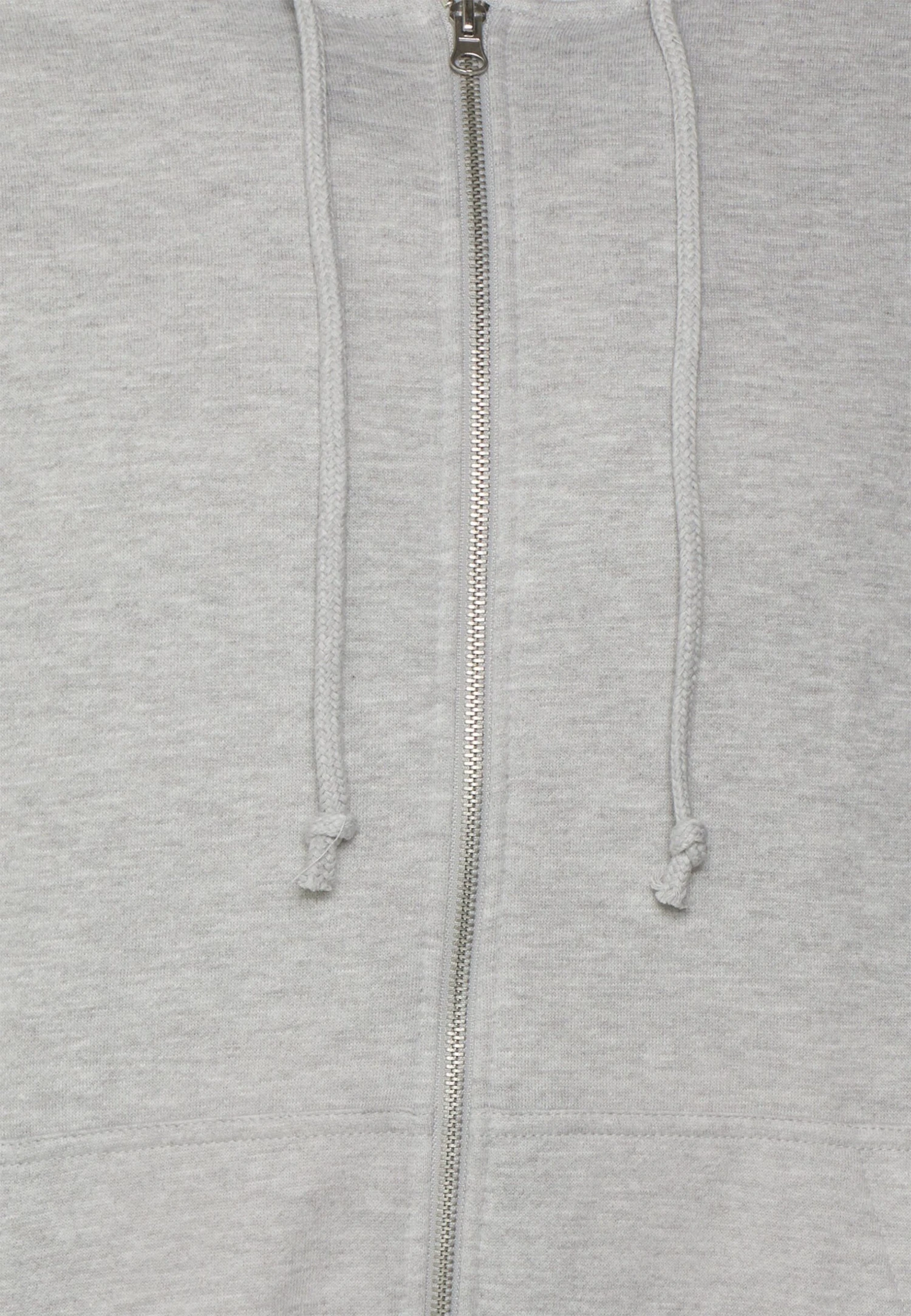 YOURTURN Relaxed Fit Unisex - Zip-Up Sweatshirt - Mottled Light Grey 5 YOURTURN Relaxed Fit Unisex - Zip-Up Sweatshirt - Mottled Light Grey - Image 3