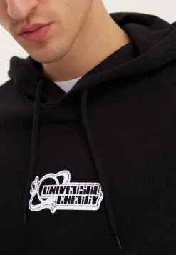 YOURTURN UNISEX - Hoodie - Black/white -Yourturn Shop 5cb6bd309f9049a4b9ecec6217a3c047