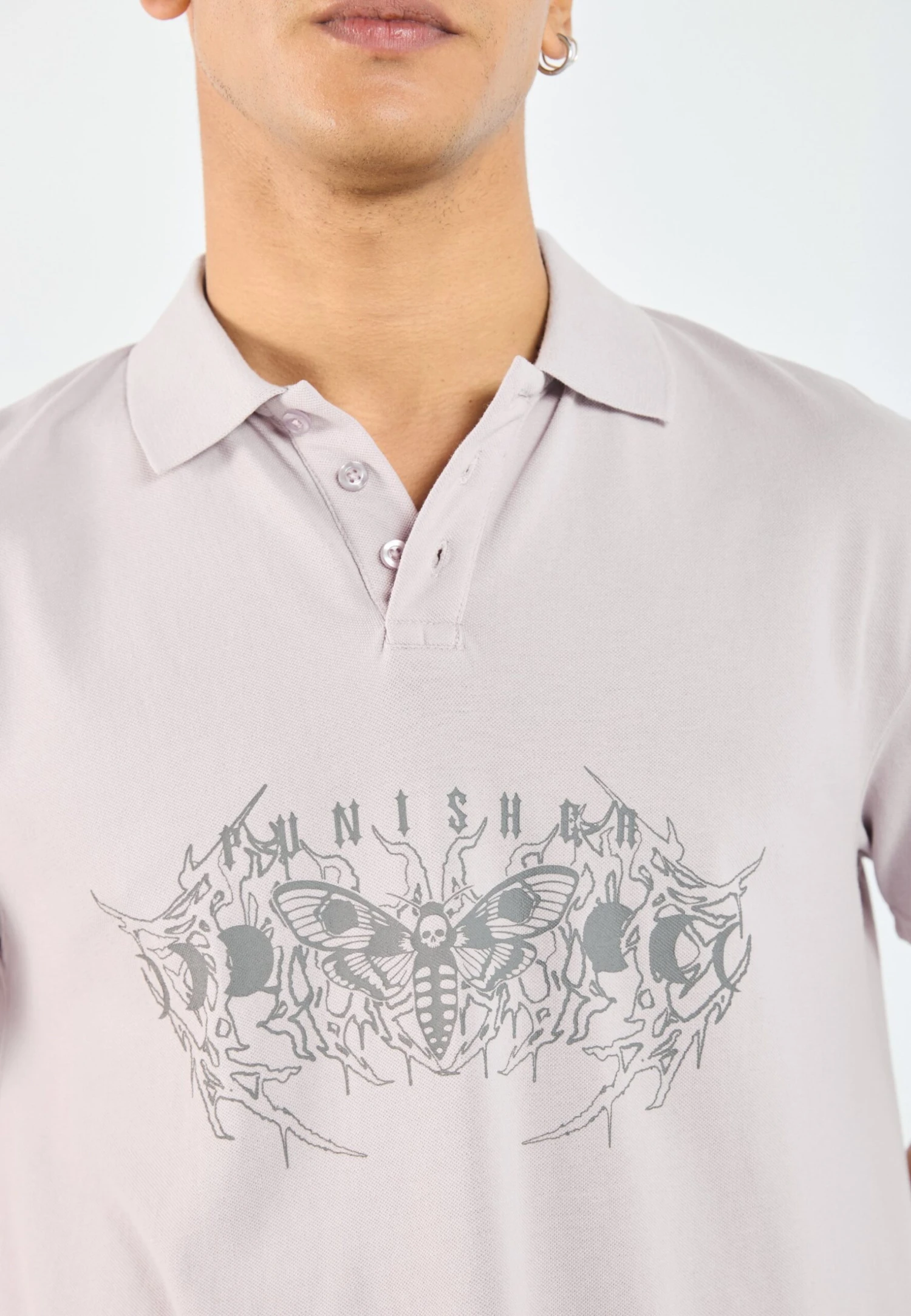 YOURTURN UNISEX - Polo Shirt - Cloud Grey 9 YOURTURN UNISEX - Polo Shirt - Cloud Grey - Image 7