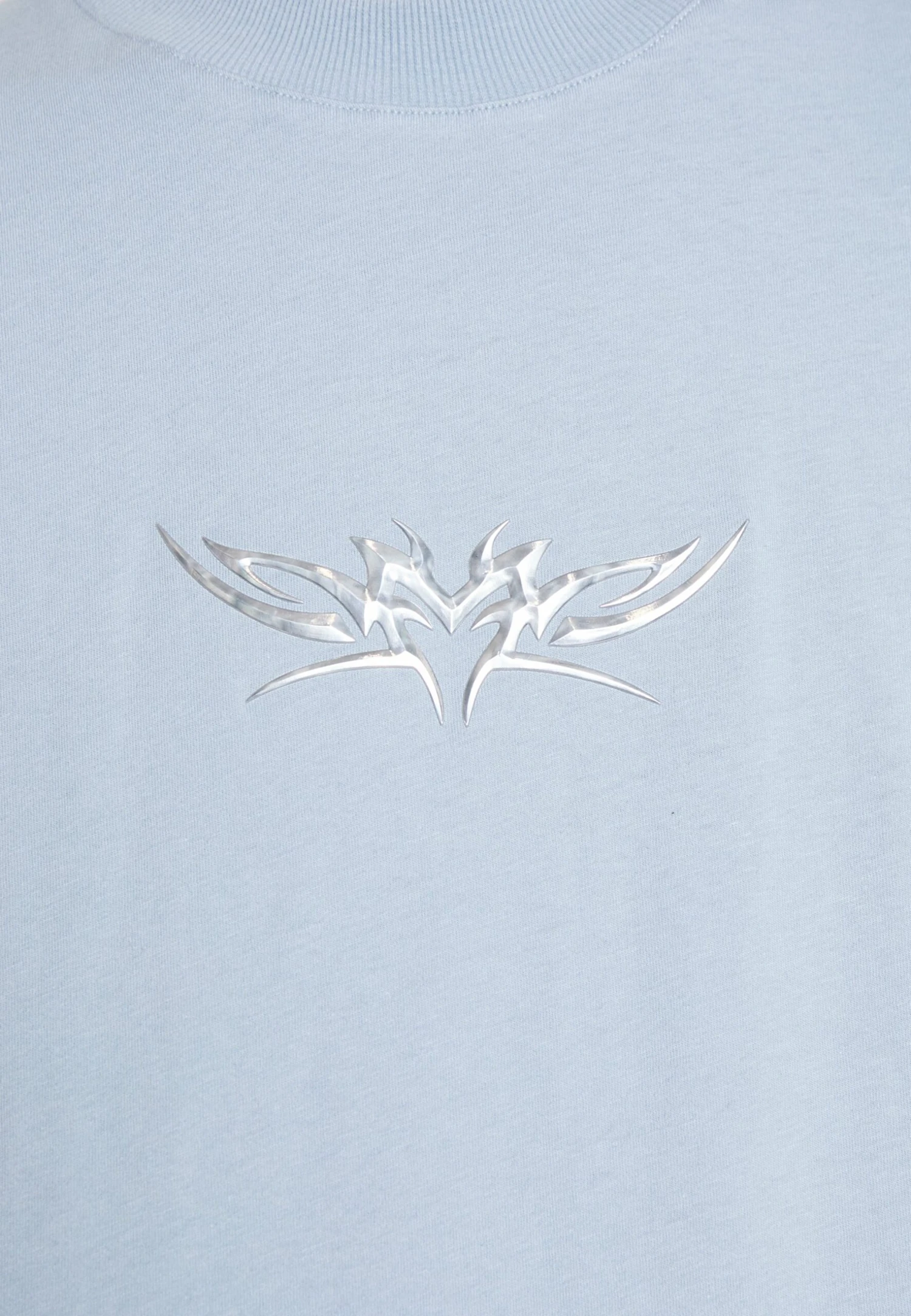 YOURTURN Print T-Shirt - Light Blue 8 YOURTURN Print T-Shirt - Light Blue - Image 6