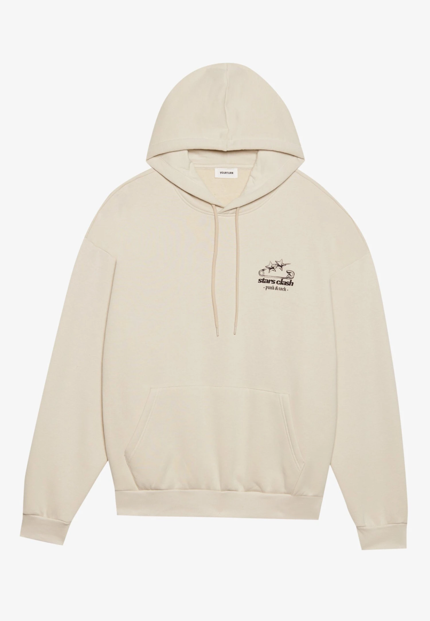 YOURTURN UNISEX - Hoodie - Oatmeal 8 YOURTURN UNISEX - Hoodie - Oatmeal - Image 6