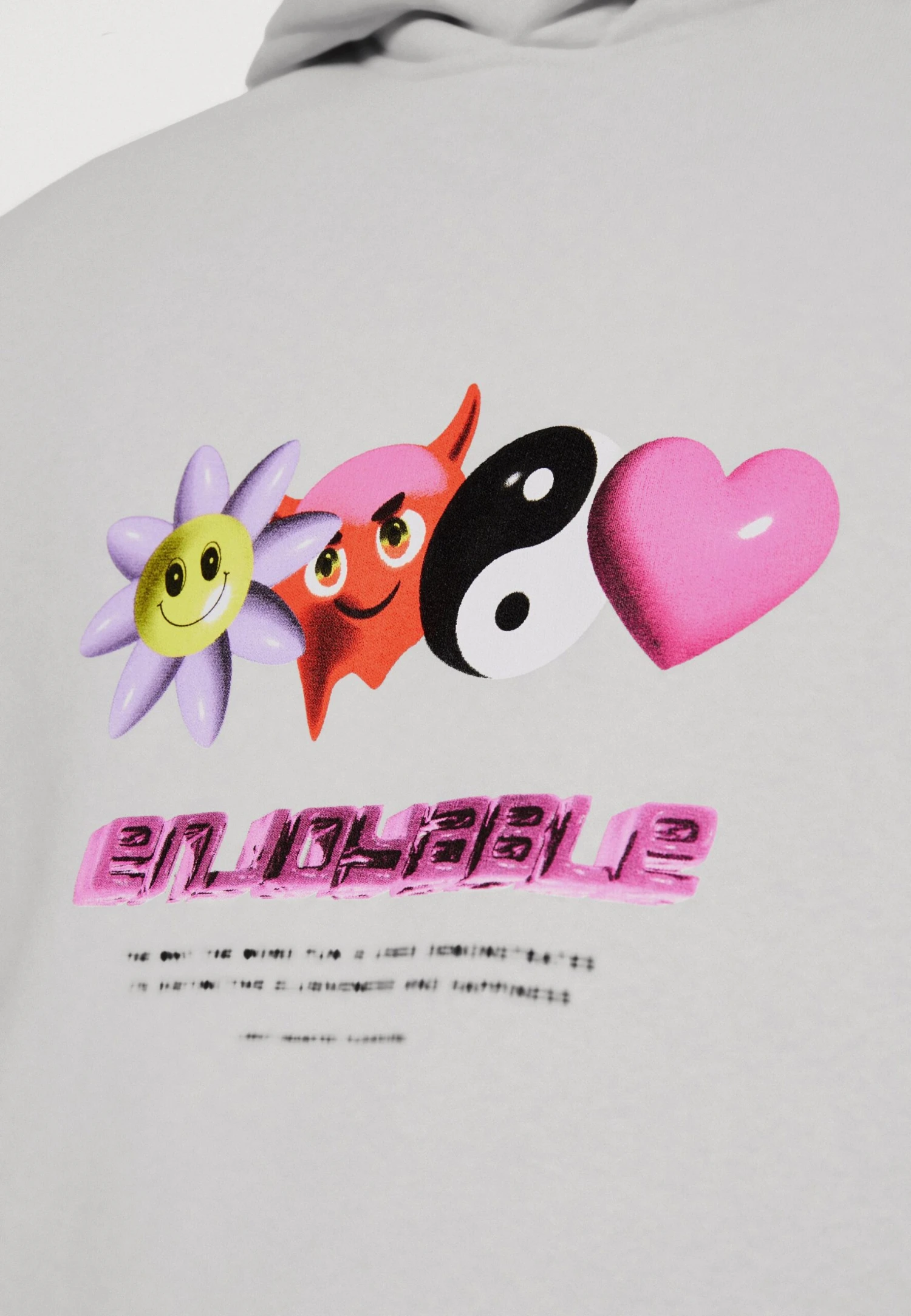 YOURTURN Unisex - Hoodie - Grey 8 YOURTURN Unisex - Hoodie - Grey - Image 6