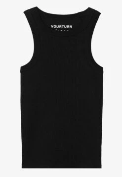 YOURTURN BASIC RIB MUSCLE RACER TANKS UNISEX 2 PACK - Top - Black 24 YOURTURN BASIC RIB MUSCLE RACER TANKS UNISEX 2 PACK - Top - Black -Yourturn Shop 5f6e4002cbb14b71b402f349cfe7c85b