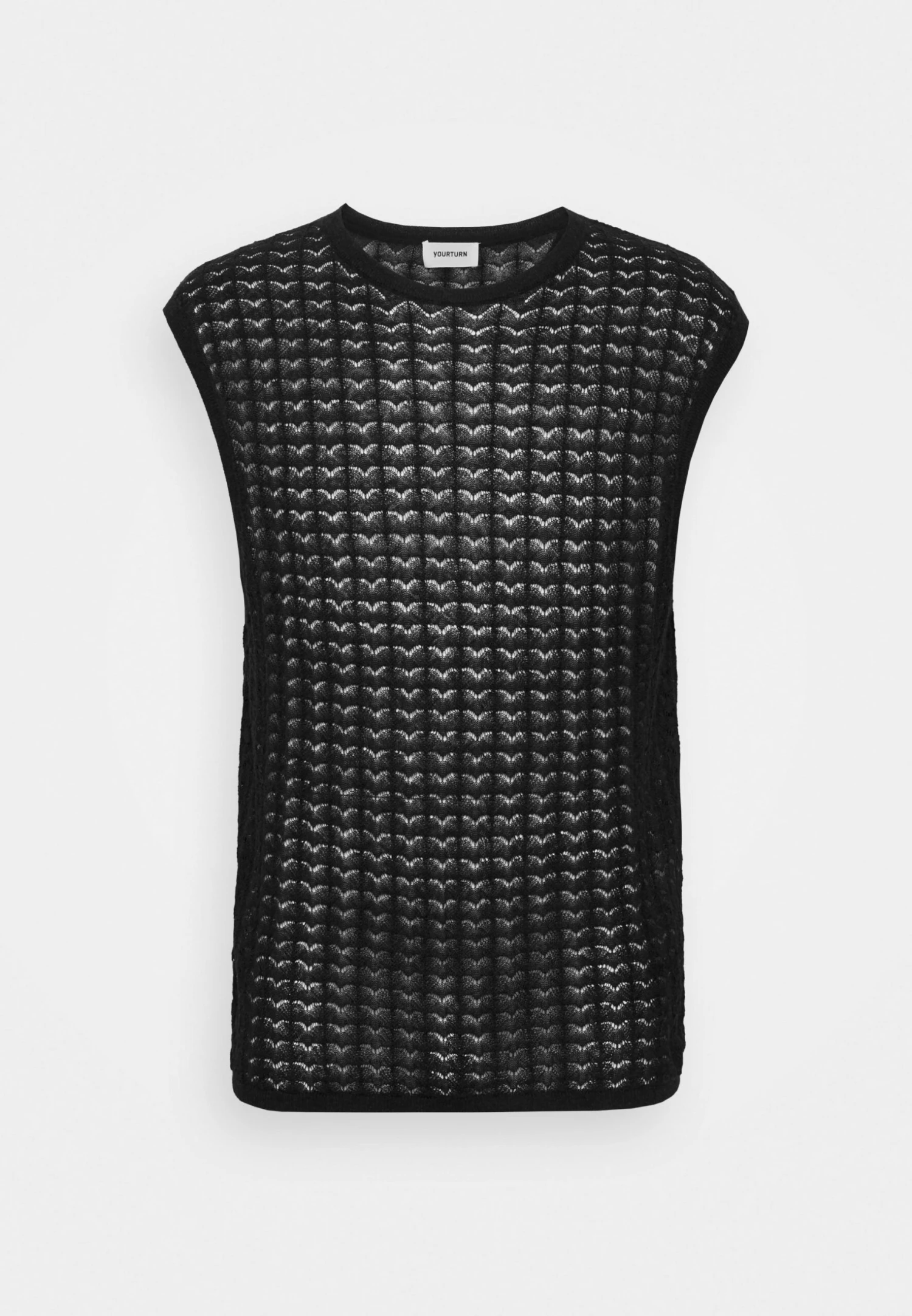 YOURTURN Sheer- Jumper - Black 7 YOURTURN Sheer- Jumper - Black - Image 5