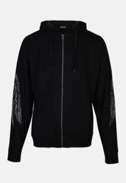 YOURTURN RHINESTONE ZIP THROUGH - Zip-up Sweatshirt - Black 12 YOURTURN RHINESTONE ZIP THROUGH - Zip-up Sweatshirt - Black -Yourturn Shop 60ec67d50ef24d8eaf101f7d3f366397