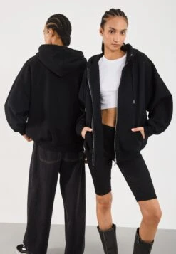 YOURTURN OVERSIZE BASIC ZIP HOODIE UNISEX - Zip-up Sweatshirt - True Black 13 YOURTURN OVERSIZE BASIC ZIP HOODIE UNISEX - Zip-up Sweatshirt - True Black -Yourturn Shop 615ca20563974cba9c9900b5822ddcf1