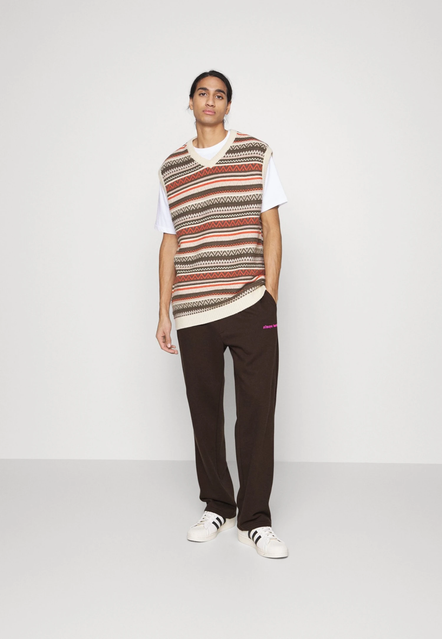 YOURTURN Unisex - Tracksuit Bottoms - Brown 4 YOURTURN Unisex - Tracksuit Bottoms - Brown - Image 2