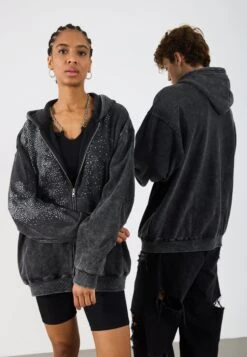 YOURTURN UNISEX - Zip-up Sweatshirt - Gray -Yourturn Shop 65896b8807d84486accbe6c4b7c07f85