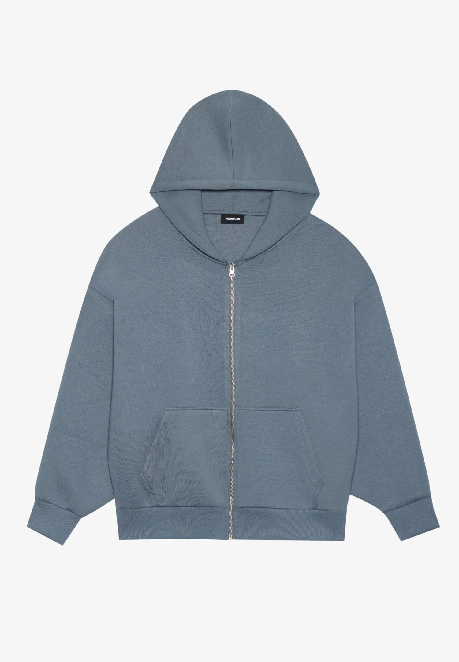 YOURTURN SCUBA ZIP UNISEX - Zip-up Sweatshirt - Castor Gray 11 YOURTURN SCUBA ZIP UNISEX - Zip-up Sweatshirt - Castor Gray - Image 9