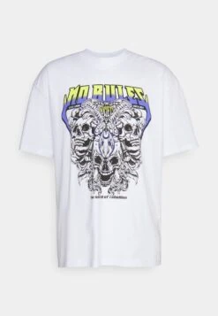 YOURTURN Rule Skull Graphic Tee Unisex - Print T-Shirt - White 10 YOURTURN Rule Skull Graphic Tee Unisex - Print T-Shirt - White -Yourturn Shop 68ce6e2ef5464ff5af39c9b482f98a1a
