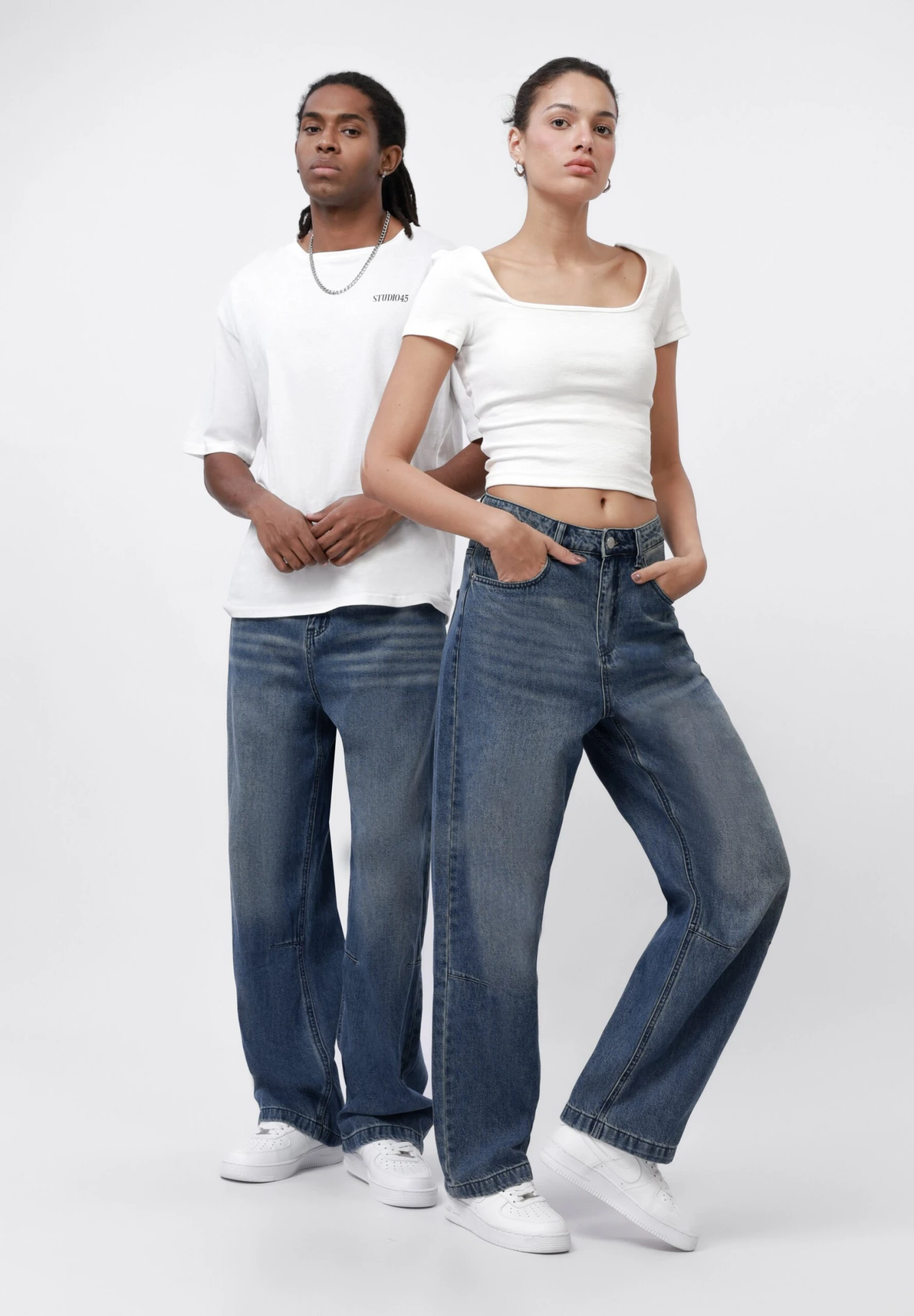 YOURTURN UNISEX - Baggy Jeans - 966 - Dirty Denim 4 YOURTURN UNISEX - Baggy Jeans - 966 - Dirty Denim - Image 2