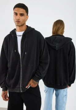 YOURTURN WASHED ZIP HOODIE UNISEX - Zip-up Sweatshirt - Dark Grey 13 YOURTURN WASHED ZIP HOODIE UNISEX - Zip-up Sweatshirt - Dark Grey -Yourturn Shop 6c4c14043e9d4720adf10db8113bdbaf