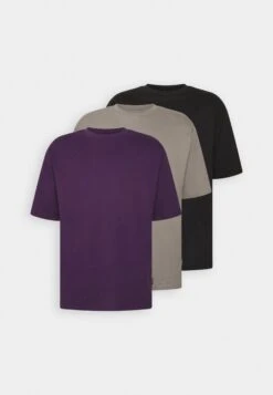 YOURTURN 3Pack Unisex - Basic T-Shirt - Grey/Purple/Black 14 YOURTURN 3Pack Unisex - Basic T-Shirt - Grey/Purple/Black -Yourturn Shop 6d30af072c764e1881baa9012c5deaf0