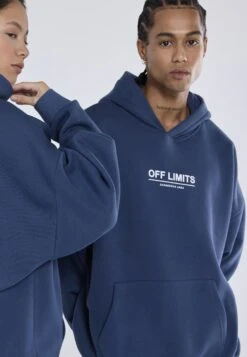 YOURTURN UNISEX - Hoodie - Blue,grey -Yourturn Shop 728b2bacef5b44979303b2fef72362ab