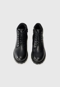 LEATHER UNISEX - Lace-up Ankle Boots - Black 11 LEATHER UNISEX - Lace-up Ankle Boots - Black -Yourturn Shop 72ede5e907a44f09a353d8cbb77d3db3