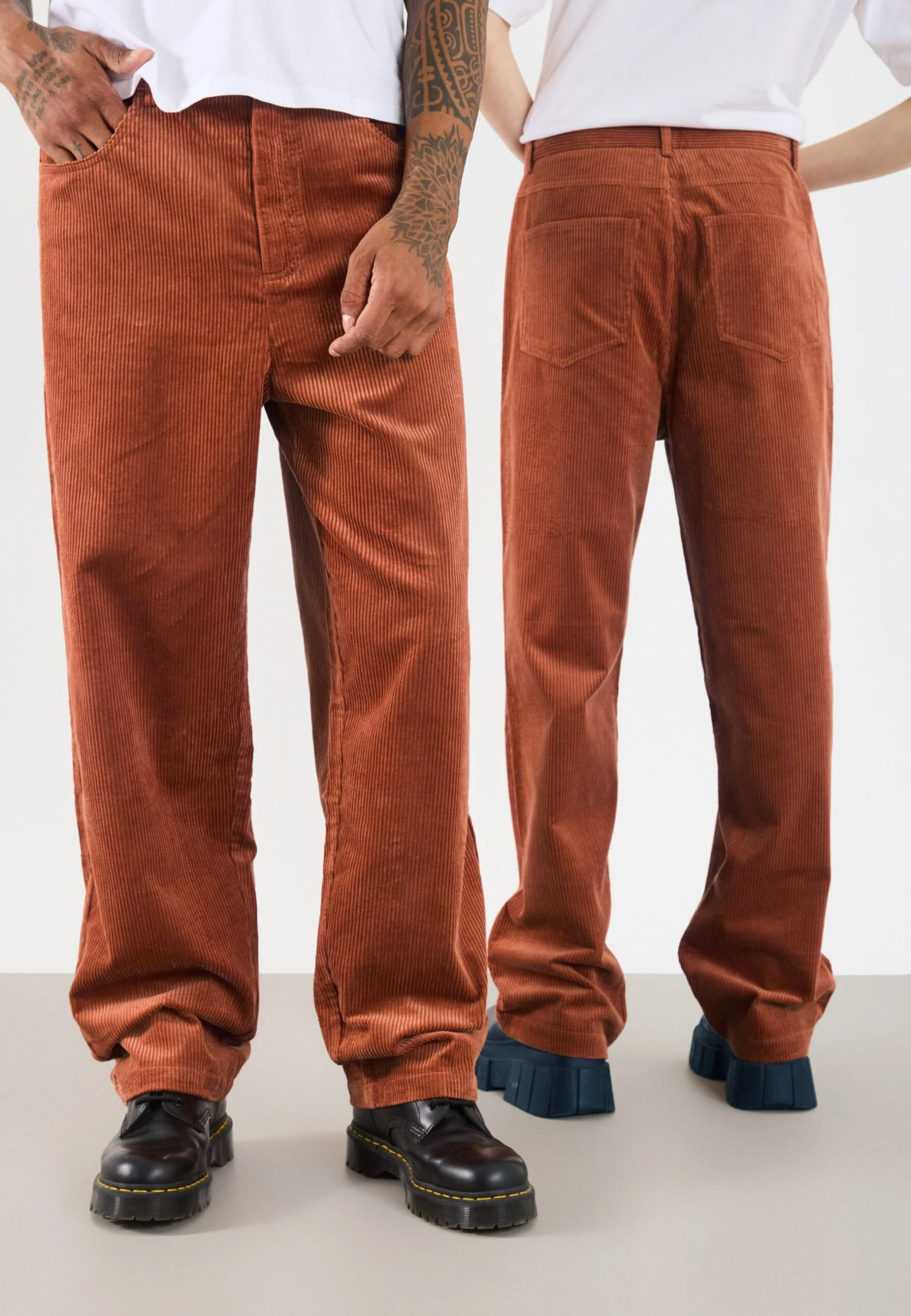 YOURTURN UNISEX - Trousers - Rust 3 YOURTURN UNISEX - Trousers - Rust