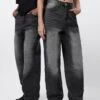 YOURTURN UNISEX - Baggy Jeans - 955 - Black Denim -Yourturn Shop 73f0773113604aaab42ee2b472ca196c