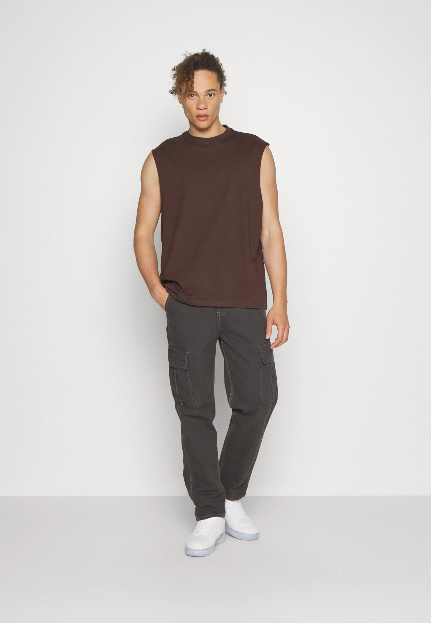 YOURTURN Unisex 2 Pack - Top - Light Grey/Brown 3 YOURTURN Unisex 2 Pack - Top - Light Grey/Brown