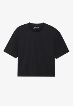 YOURTURN 2 PACK UNISEX BASIC BOXY CROPPED T-SHIRT - Basic T-shirt - True Black -Yourturn Shop 7b50ec0b9abb4276980d5d67e876fc82