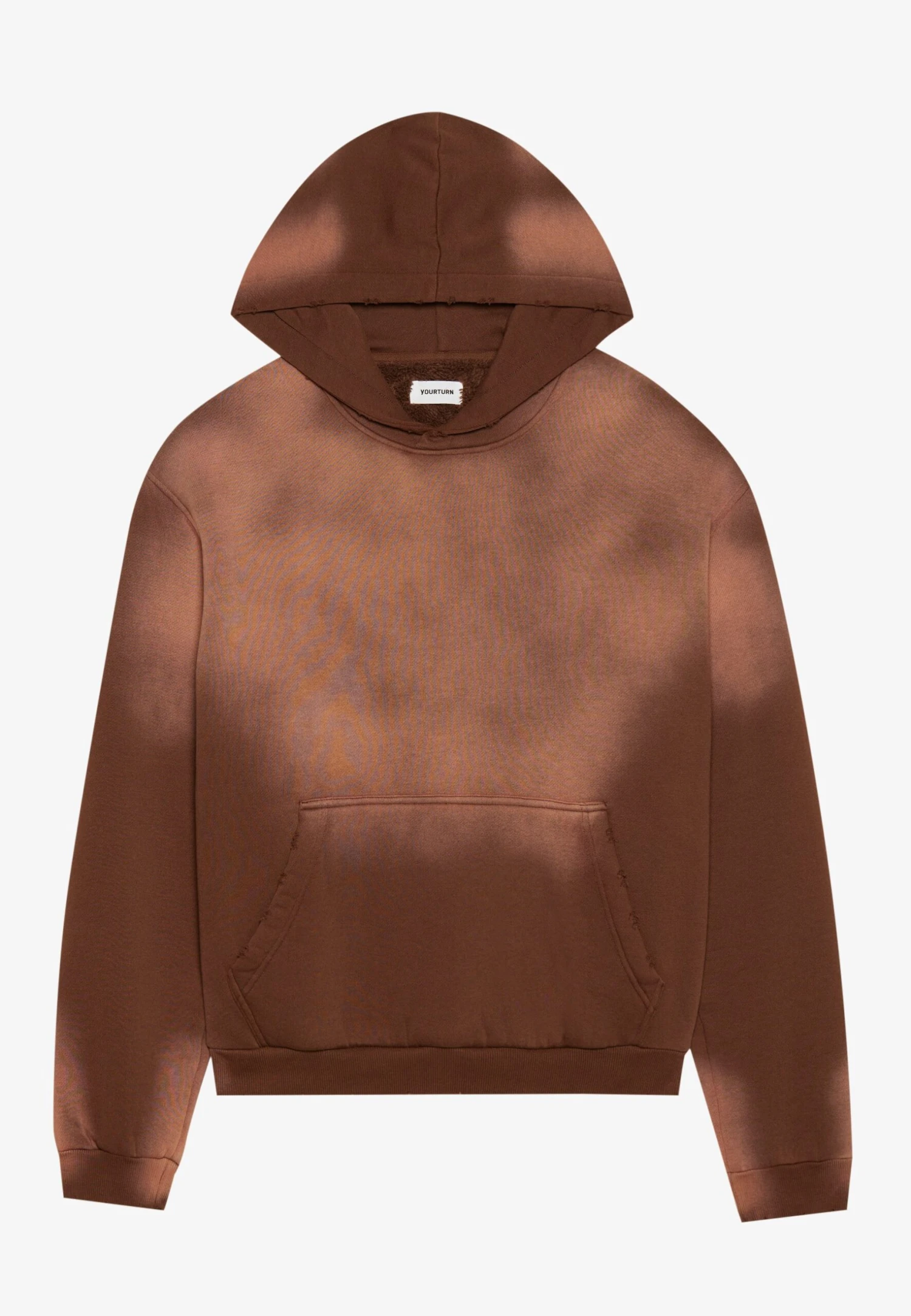 YOURTURN SUN FADED SHERPA LINED HOODIE UNISEX - Sweatshirt - Black 10 YOURTURN SUN FADED SHERPA LINED HOODIE UNISEX - Sweatshirt - Black - Image 8