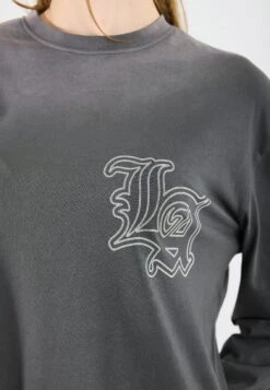 YOURTURN UNISEX - Long Sleeved Top - Grey Wash -Yourturn Shop 7fc40c270e2845cdbca13a7e89e6e290