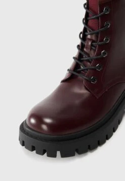 YOURTURN UNISEX - Lace-up Ankle Boots - Burgandy -Yourturn Shop 829369677aeb4db68c08d7a2c65a5c54