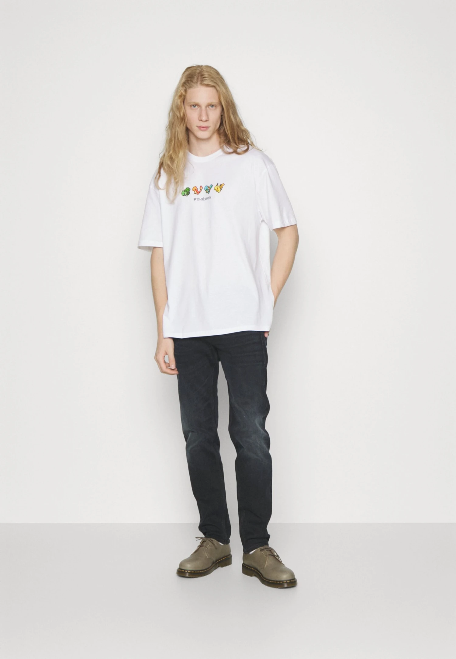 YOURTURN Pokemon Pikachu Unisex - Print T-Shirt - White 4 YOURTURN Pokemon Pikachu Unisex - Print T-Shirt - White - Image 2