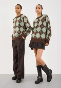 YOURTURN UNISEX - Jumper - Brown/Blue