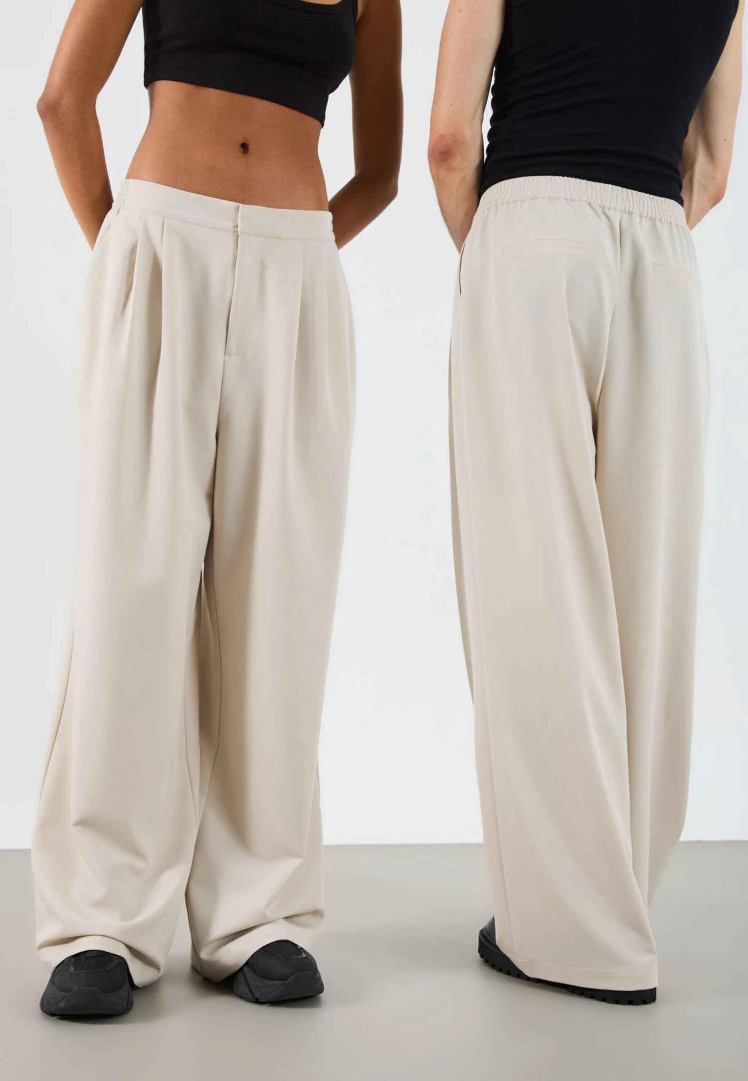 YOURTURN UNISEX - Trousers - Stone 5 YOURTURN UNISEX - Trousers - Stone - Image 3