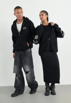 YOURTURN TEDDY JACKET UNISEX - Fleece Jacket - Black 14 YOURTURN TEDDY JACKET UNISEX - Fleece Jacket - Black -Yourturn Shop 867c160d740d481d92ca29bc64967da0