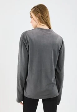 YOURTURN UNISEX - Long Sleeved Top - Grey Wash -Yourturn Shop 87a5a2f8799c485da06780b50127622d