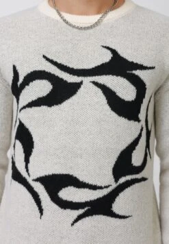 YOURTURN UNISEX - Jumper - White/black 13 YOURTURN UNISEX - Jumper - White/black -Yourturn Shop 8955638874914e59961654ef730ae49d