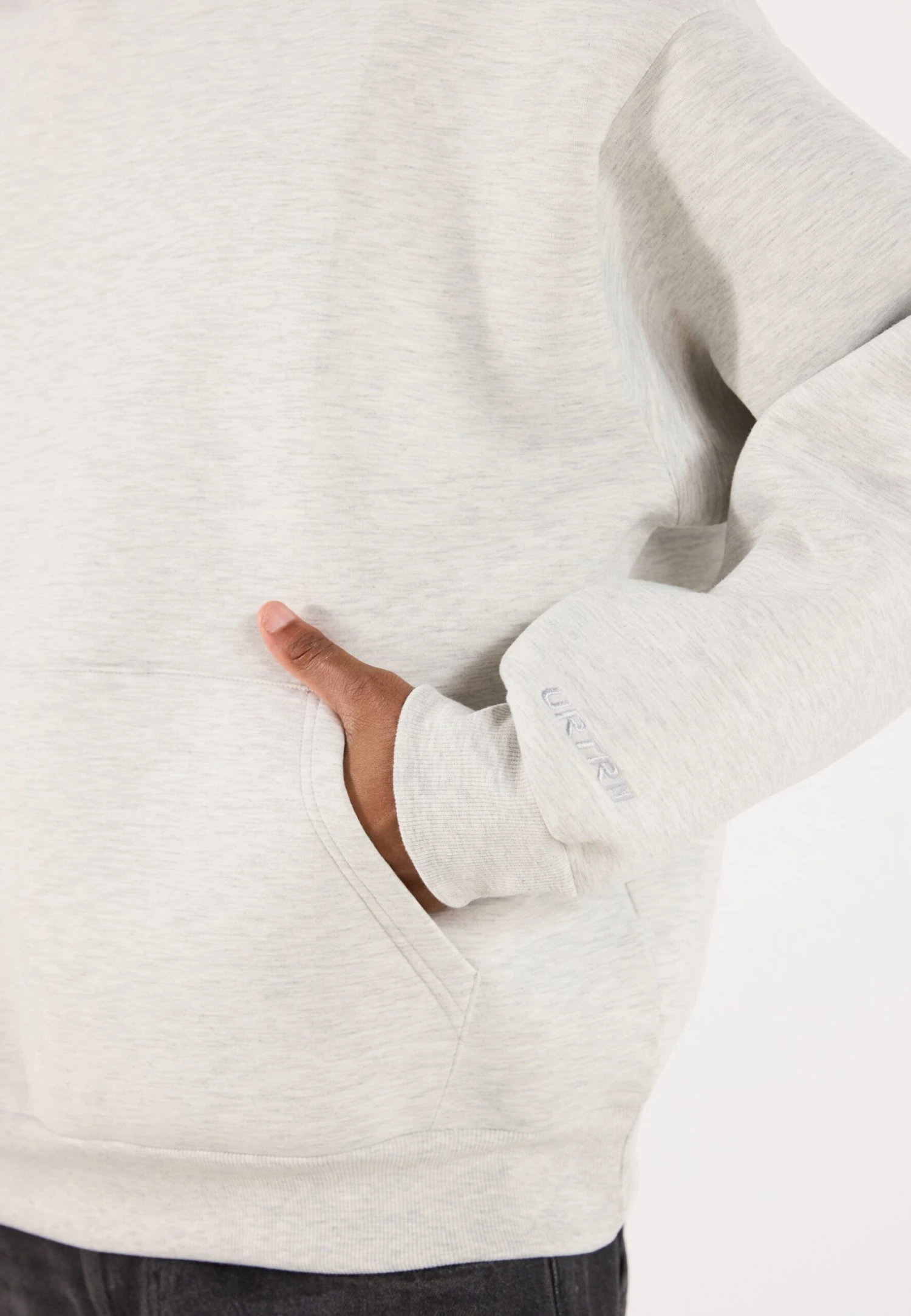 YOURTURN UNISEX - Sweatshirt - Mottled Light Grey 9 YOURTURN UNISEX - Sweatshirt - Mottled Light Grey - Image 7