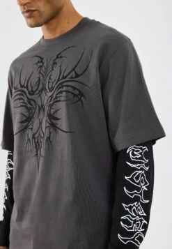 YOURTURN UNISEX - Long Sleeved Top - Asphalt 16 YOURTURN UNISEX - Long Sleeved Top - Asphalt -Yourturn Shop 8e50ba84f8b7494e95a1f7ed12117f6b