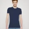 YOURTURN Unisex - Basic T-Shirt - Dark Blue -Yourturn Shop 94cb33042e6943c3aa0c857b714936b9