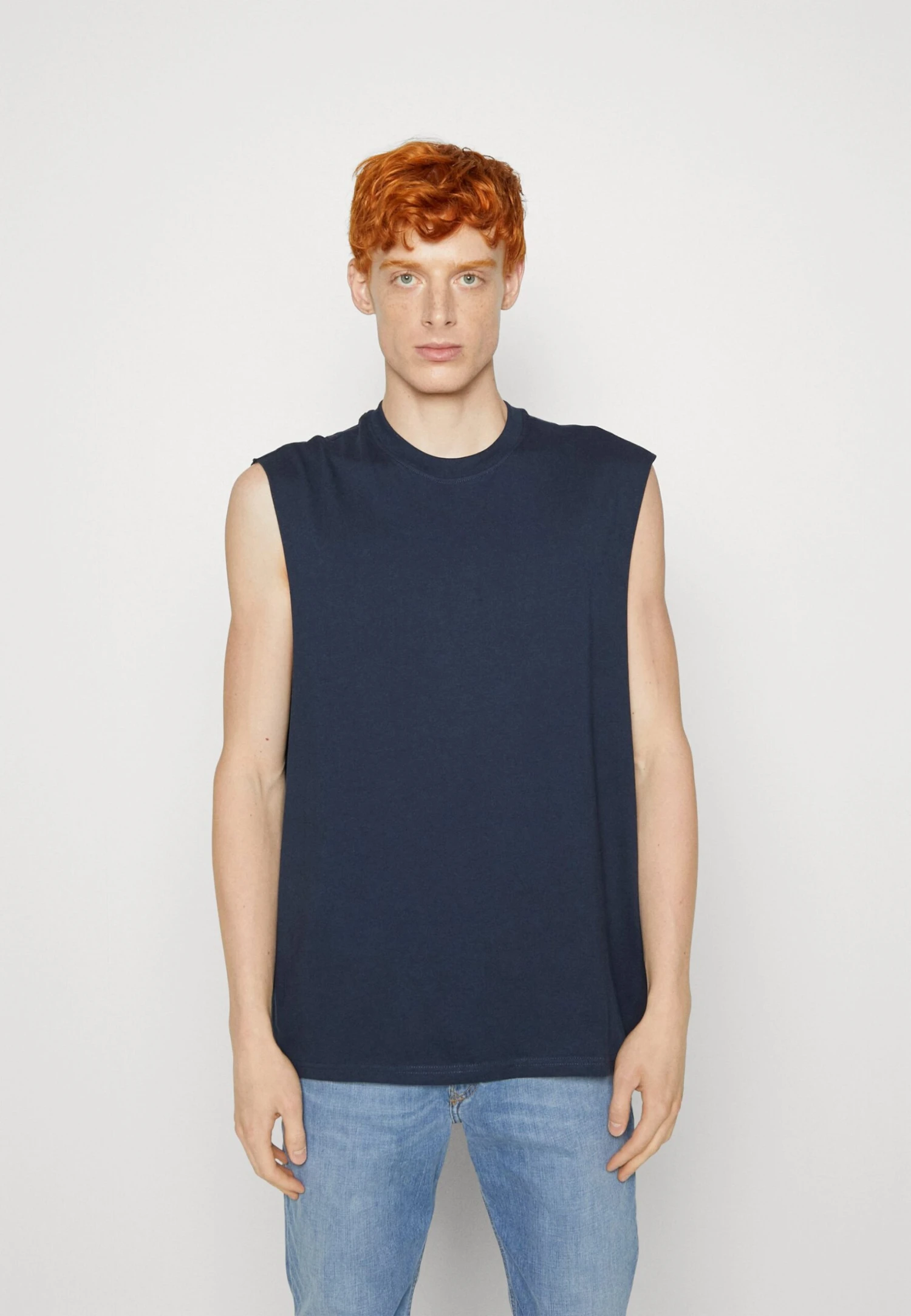 YOURTURN Unisex 2 Pack - Top - Beige/Dark Blue 6 YOURTURN Unisex 2 Pack - Top - Beige/Dark Blue - Image 4