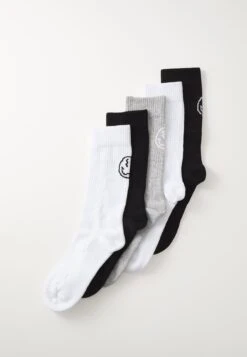 YOURTURN 5 PACK UNISEX - Socks - Black/white/grey -Yourturn Shop 99f9a97e71da467fa1b29c2bb3ed052a
