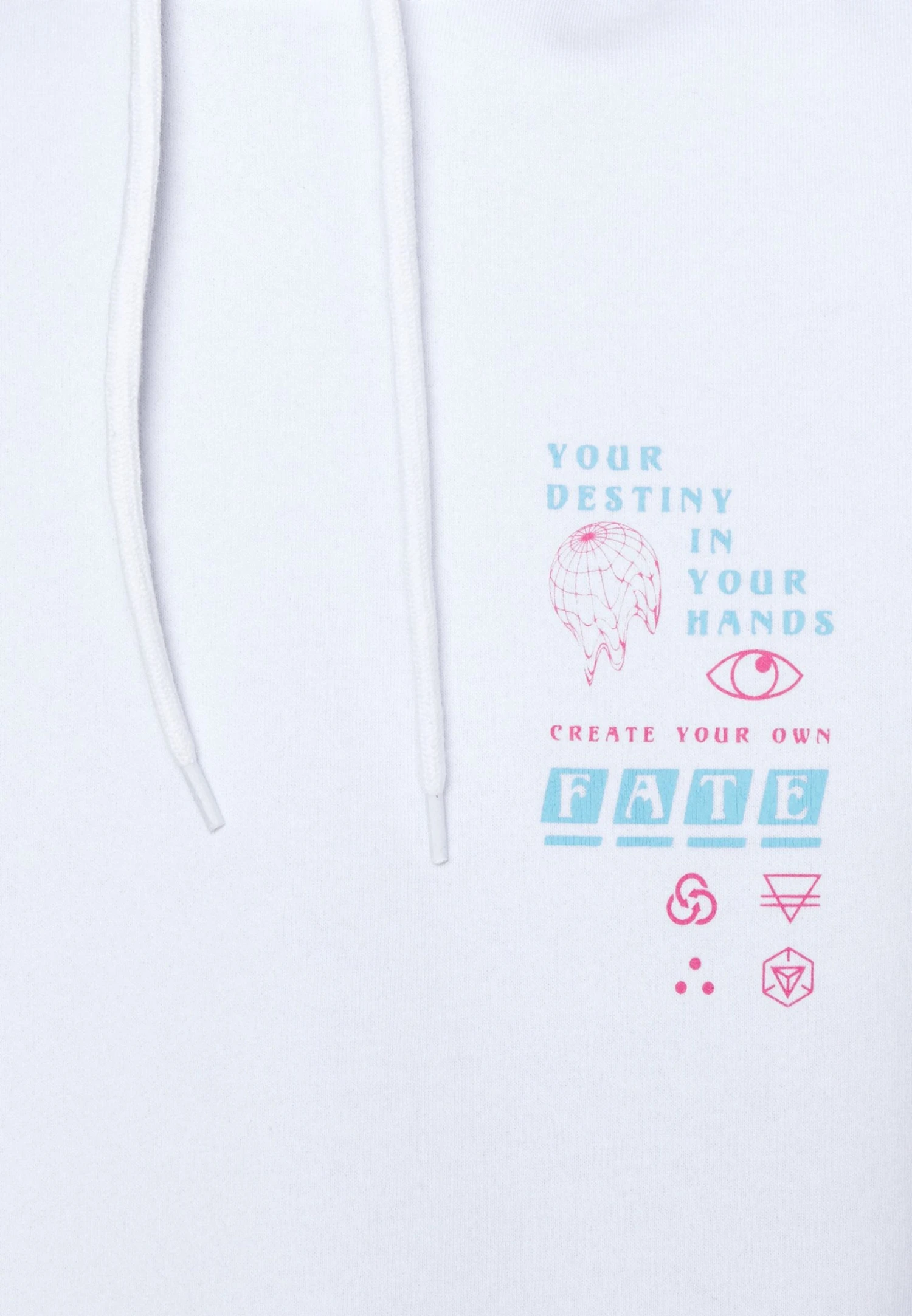 YOURTURN Unisex - Hoodie - White 7 YOURTURN Unisex - Hoodie - White - Image 5