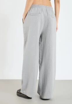 YOURTURN LINEN MIX BLEND UNISEX - Trousers - Ultimate Grey -Yourturn Shop a6cbdab302644a698848871d86bdcd6d