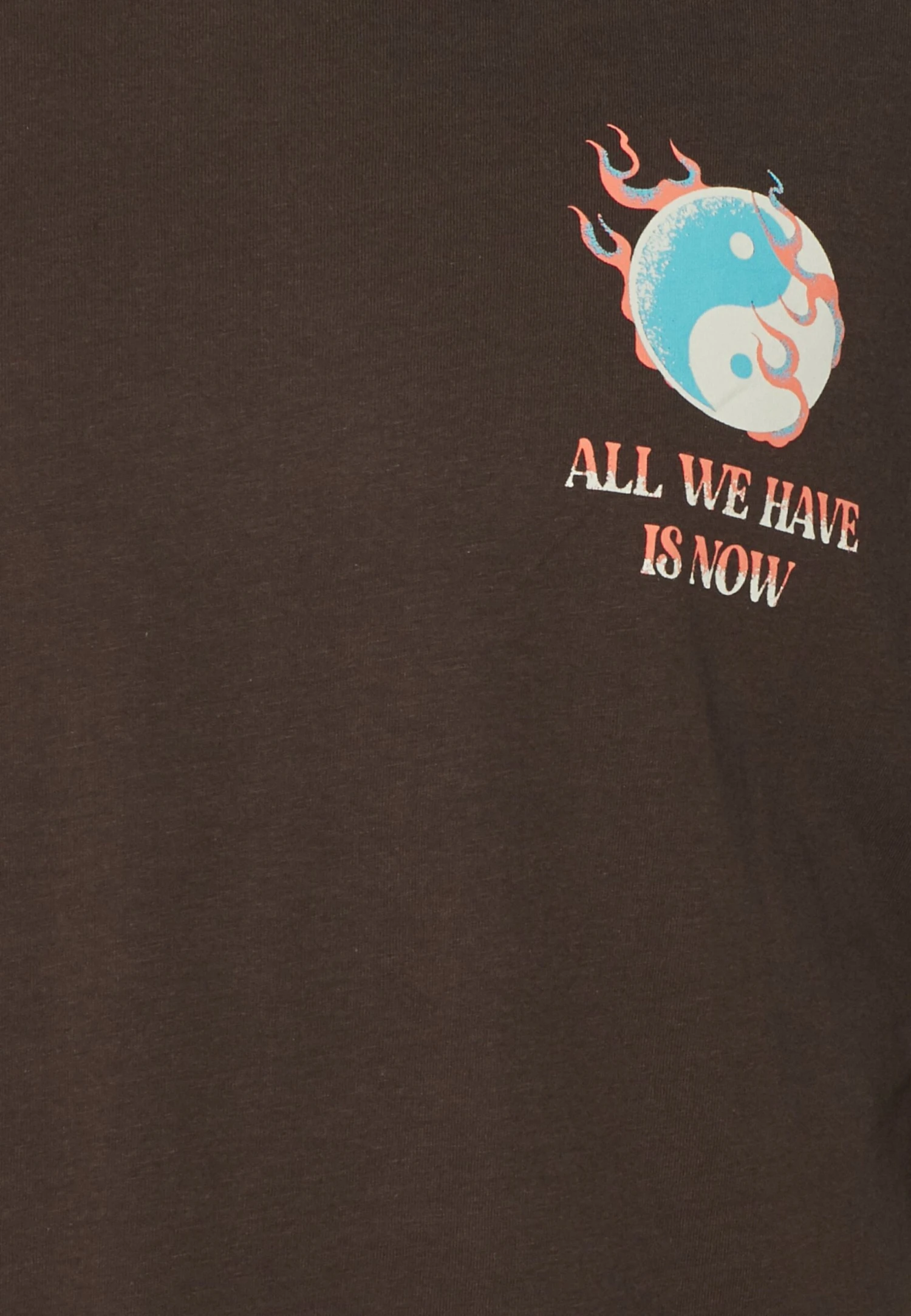 YOURTURN Graphic Tee Unisex - Print T-Shirt - Brown 5 YOURTURN Graphic Tee Unisex - Print T-Shirt - Brown - Image 3