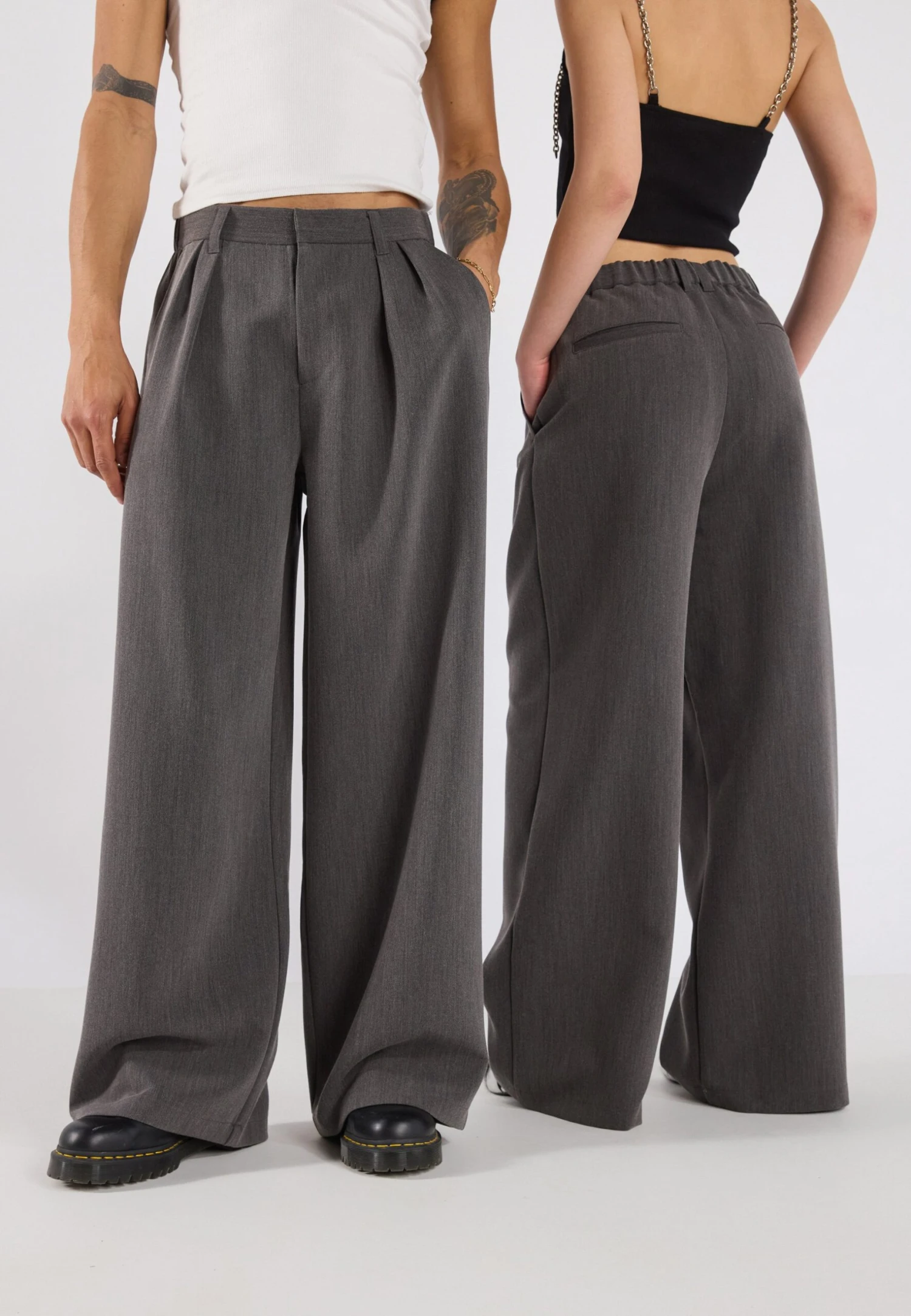 YOURTURN UNISEX - Trousers - Grey 7 YOURTURN UNISEX - Trousers - Grey - Image 5