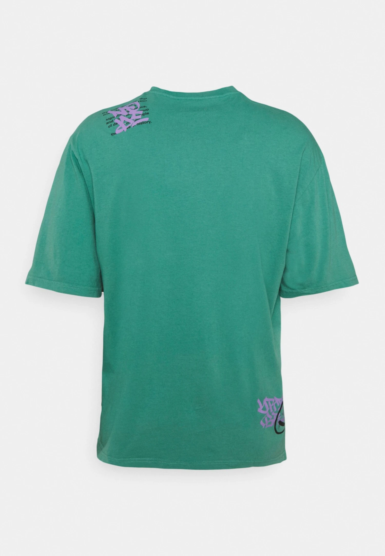 YOURTURN Print Wash Unisex - Print T-Shirt - Green 4 YOURTURN Print Wash Unisex - Print T-Shirt - Green - Image 2