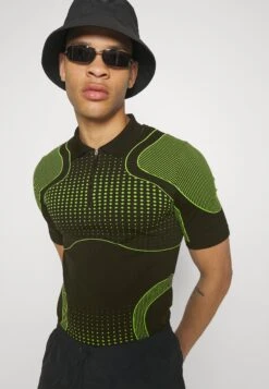 YOURTURN Unisex - Polo Shirt - Black/Green 11 YOURTURN Unisex - Polo Shirt - Black/Green -Yourturn Shop a932c9cd3699458d904952ff254a806a