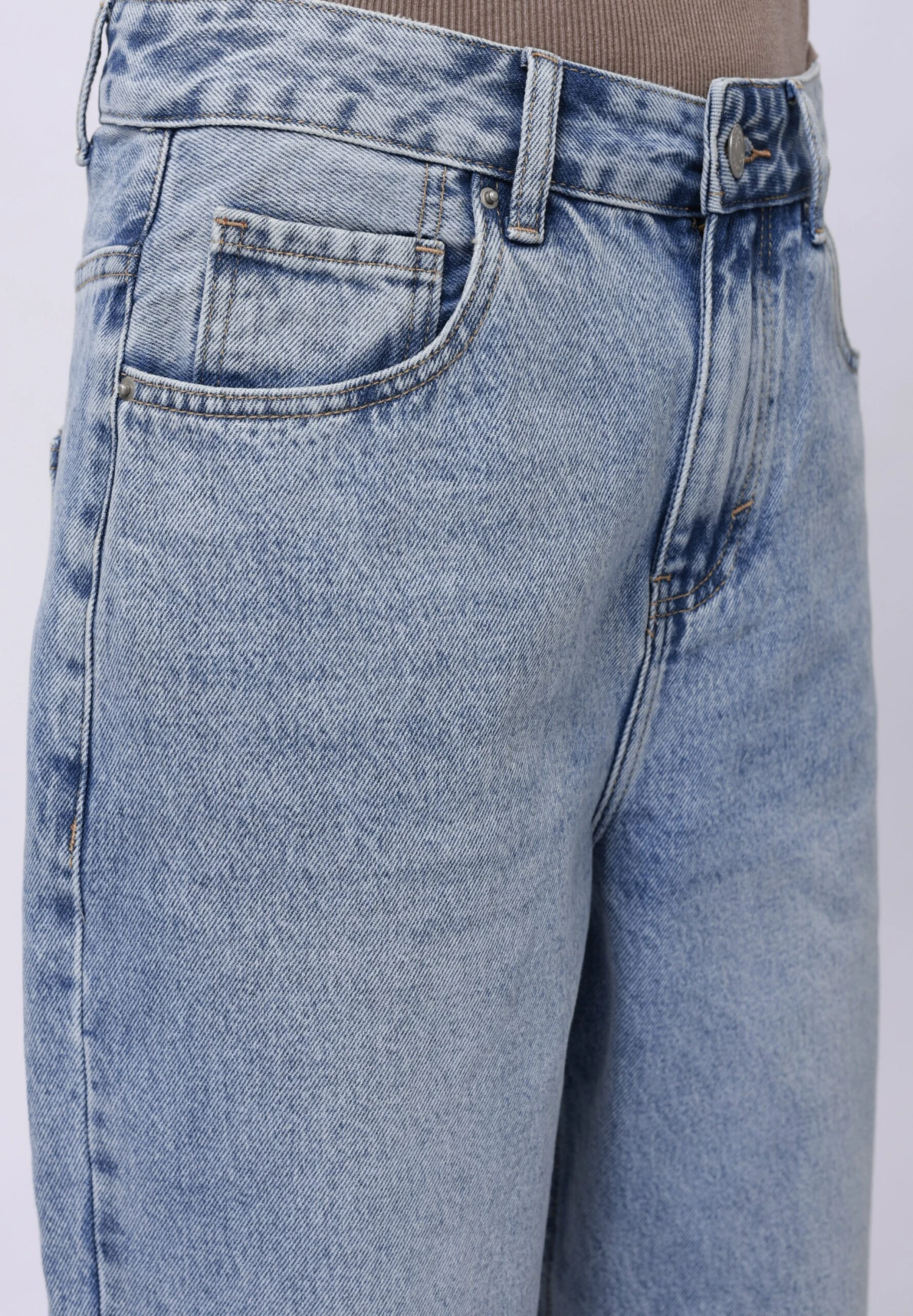 YOURTURN UNISEX - Straight Leg Jeans - Mid-blue Denim 7 YOURTURN UNISEX - Straight Leg Jeans - Mid-blue Denim - Image 5